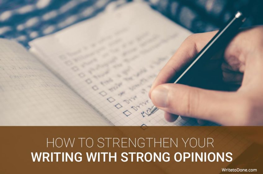 strengthen your writing - writing in book
