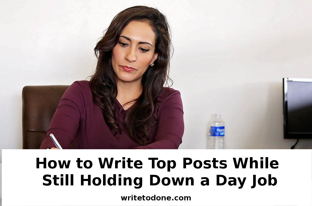 write top posts - woman at desk