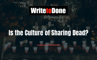 Is the Culture of Sharing Dead?