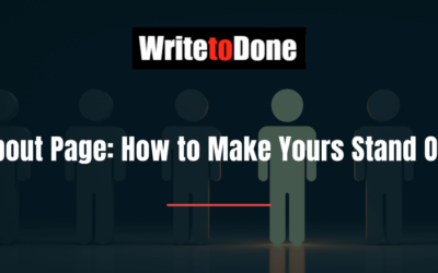 About Page: How to Make Yours Stand Out