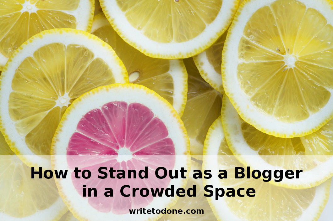 stand out as a blogger - lemon slices