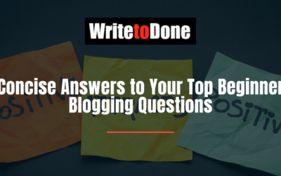Concise Answers to Your Top Beginner Blogging Questions