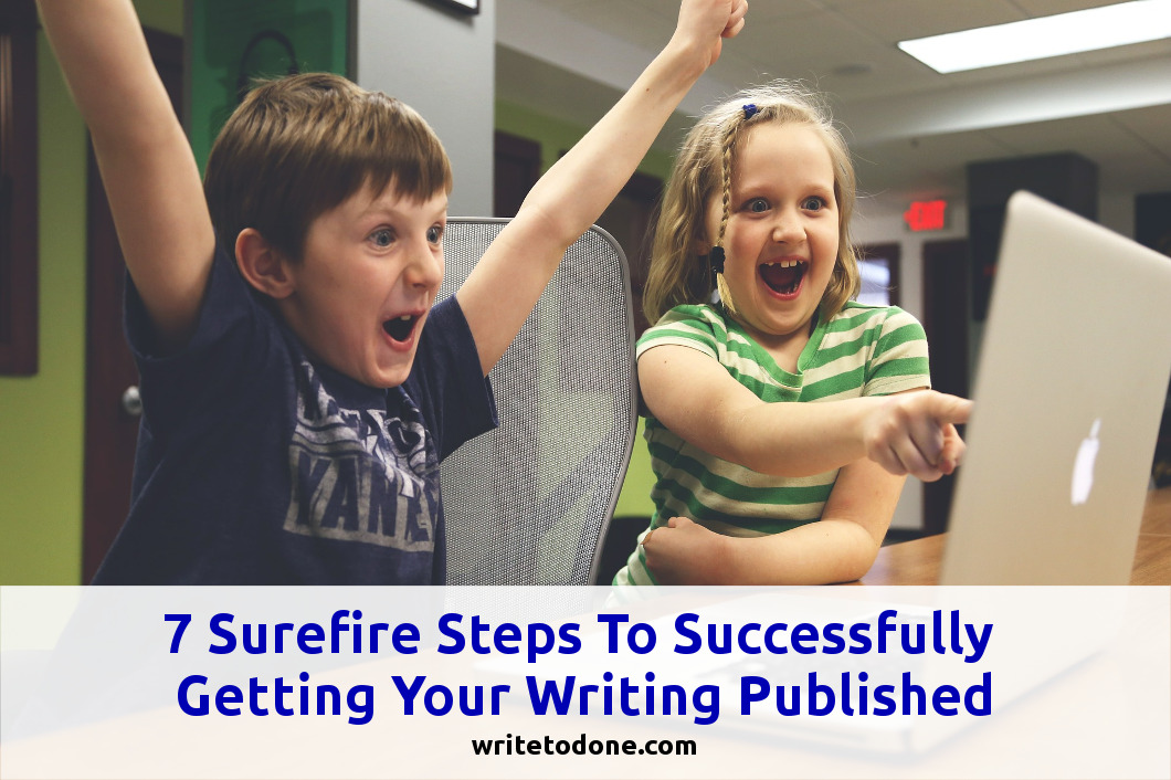 getting your writing published - children at computer