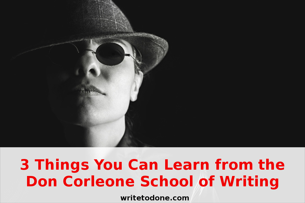 Don Corleone School of Writing - gangster