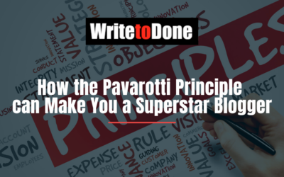 How the Pavarotti Principle can Make You a Superstar Blogger