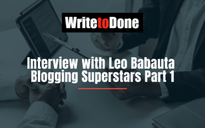 Interview with Leo Babauta – Blogging Superstars Part 1