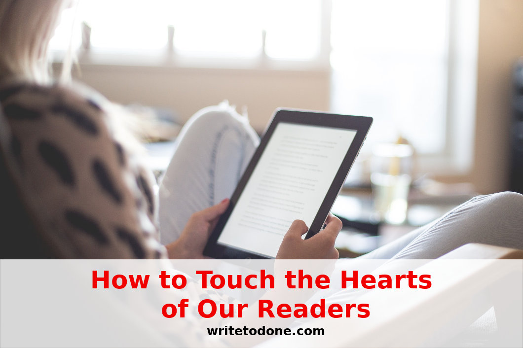 hearts of our readers - woman reading kindle