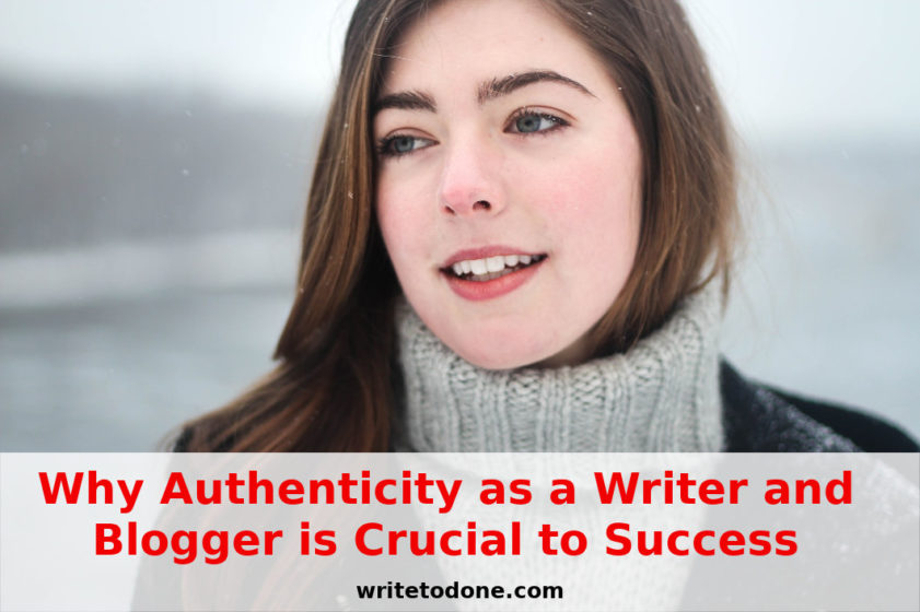 authenticity as a writer - woman smiling