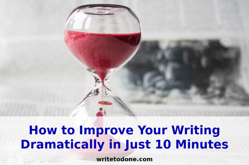 improve your writing dramatically
