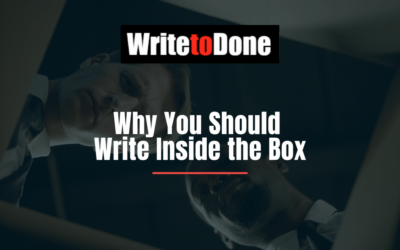 Why You Should Write Inside the Box