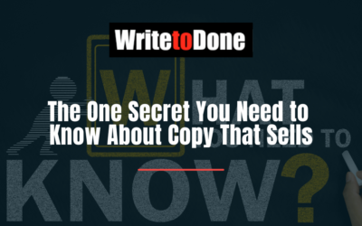 The One Secret You Need to Know About Copy That Sells