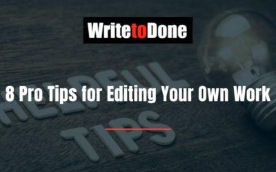 8 Pro Tips for Editing Your Own Work