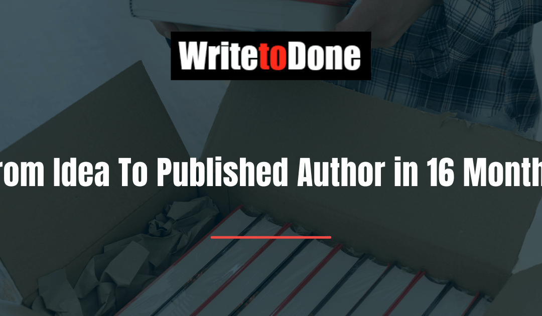 From Idea To Published Author in 16 Months
