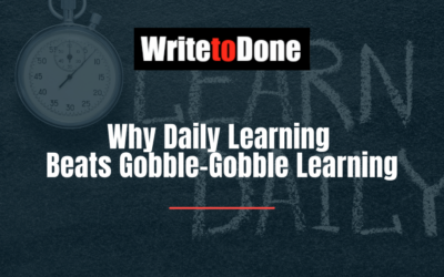 Why Daily Learning Beats Gobble-Gobble Learning
