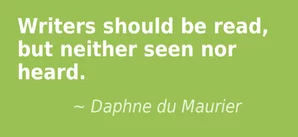 image quote on writers being read