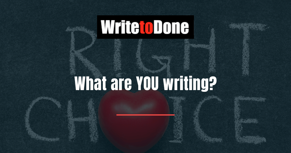 What are YOU writing?