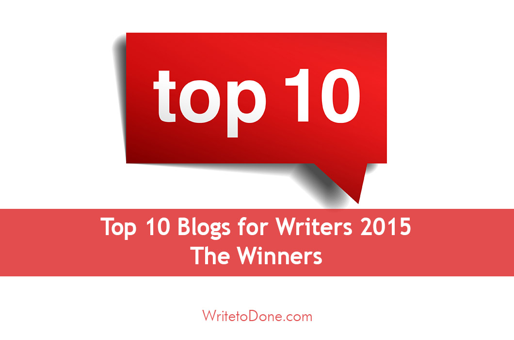 Top 10 Blogs for Writers 2015 – The Winners