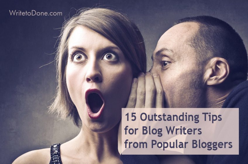 tips for blog writers