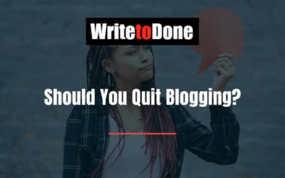 Should You Quit Blogging?