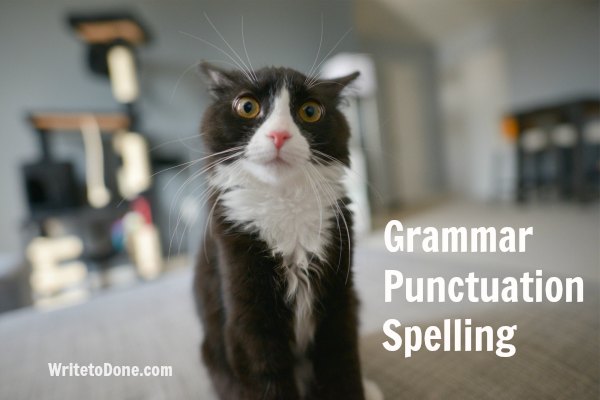 writing tips grammar spelling punctuation