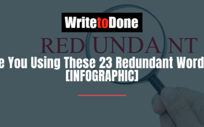 Are You Using These 23 Redundant Words? [INFOGRAPHIC]