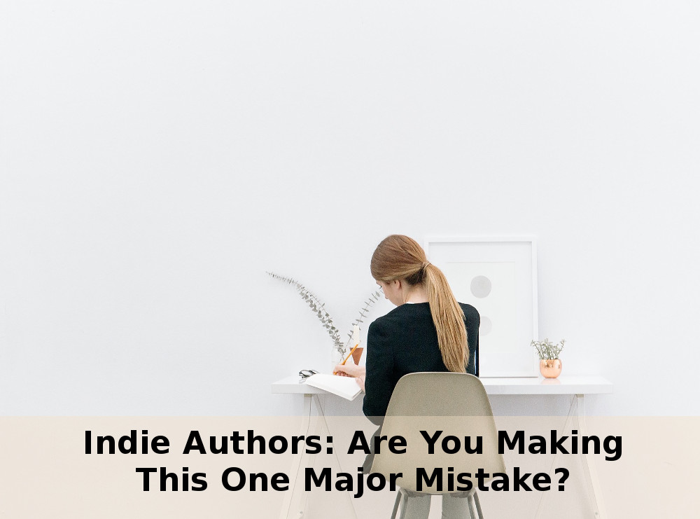 indie authors - woman writing