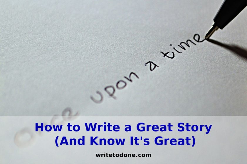 how to write a story