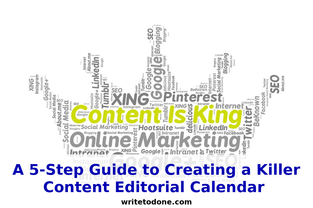A 5-Step Guide to Creating a Killer Content Editorial Calendar