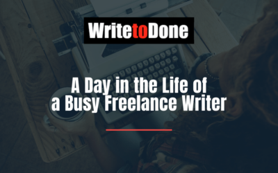 A Day in the Life of a Busy Freelance Writer﻿