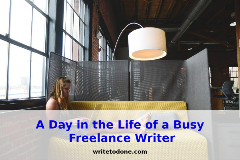 busy freelance writer