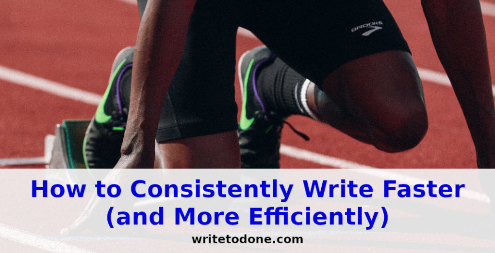 how to consistently write faster - sprinter