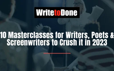 10 Masterclasses for Writers, Poets & Screenwriters