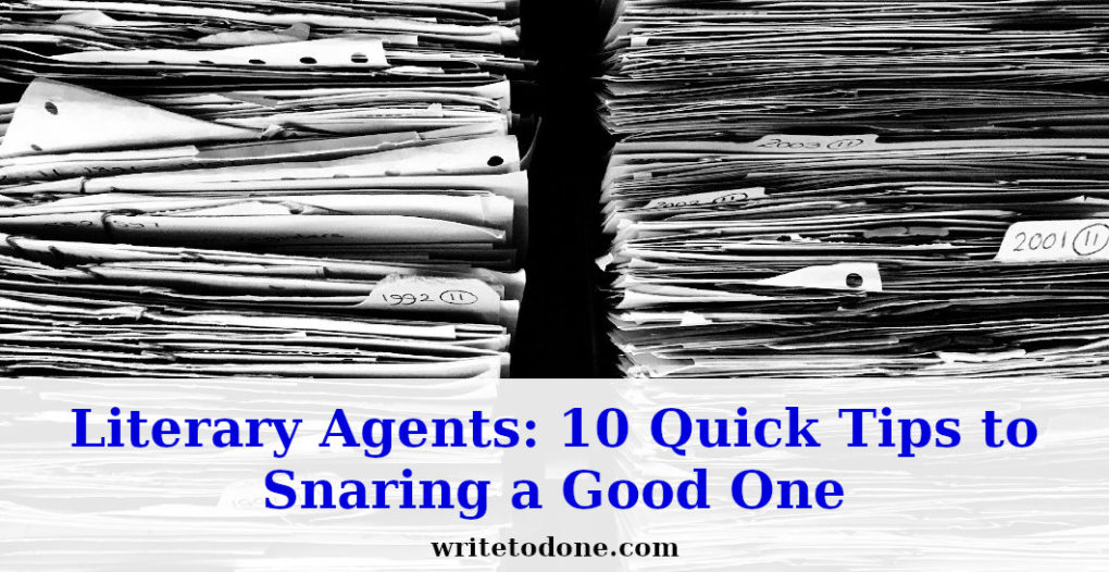 literary agents - pile of manuscripts
