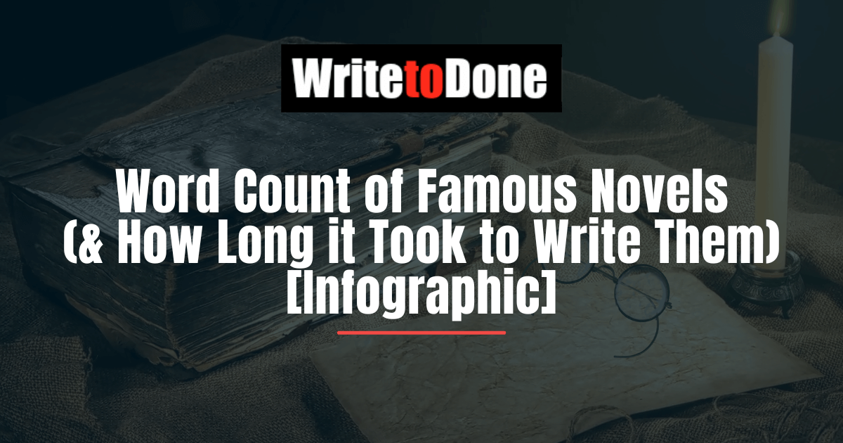 Word Count of Famous Novels (& How Long it Took to Write Them)[Infographic]