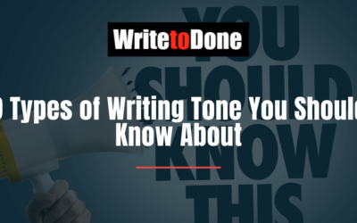 9 Types of Writing Tone You Should Know About