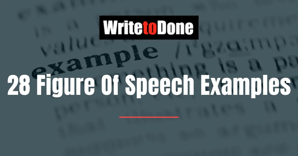 28 Figure Of Speech Examples